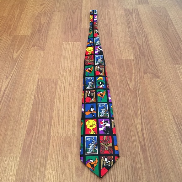 Warner Bros. Other - Looney Tunes Stamp Collection Neck Tie 1997